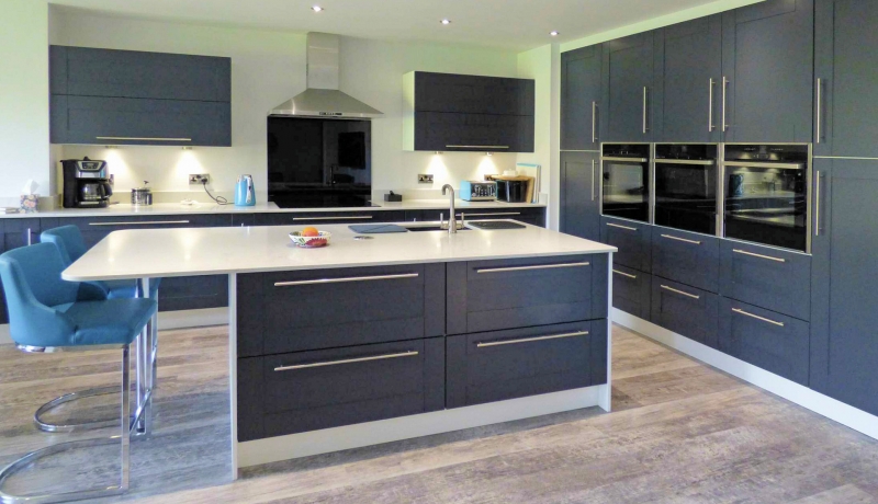 Bespoke Slate Grey Kitchen By Grand Interior Designs UK In Sheffield